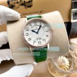 Replica Jaeger-LeCoultre Rendez-Vous Rose Gold Diamond Watch White Dial